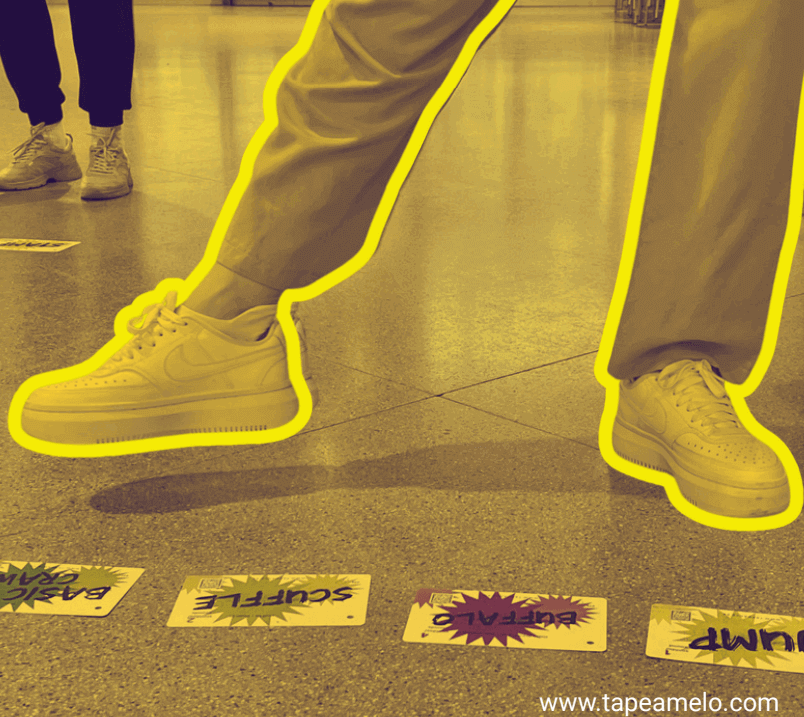 taller educativo de claqué TAPEAMELO